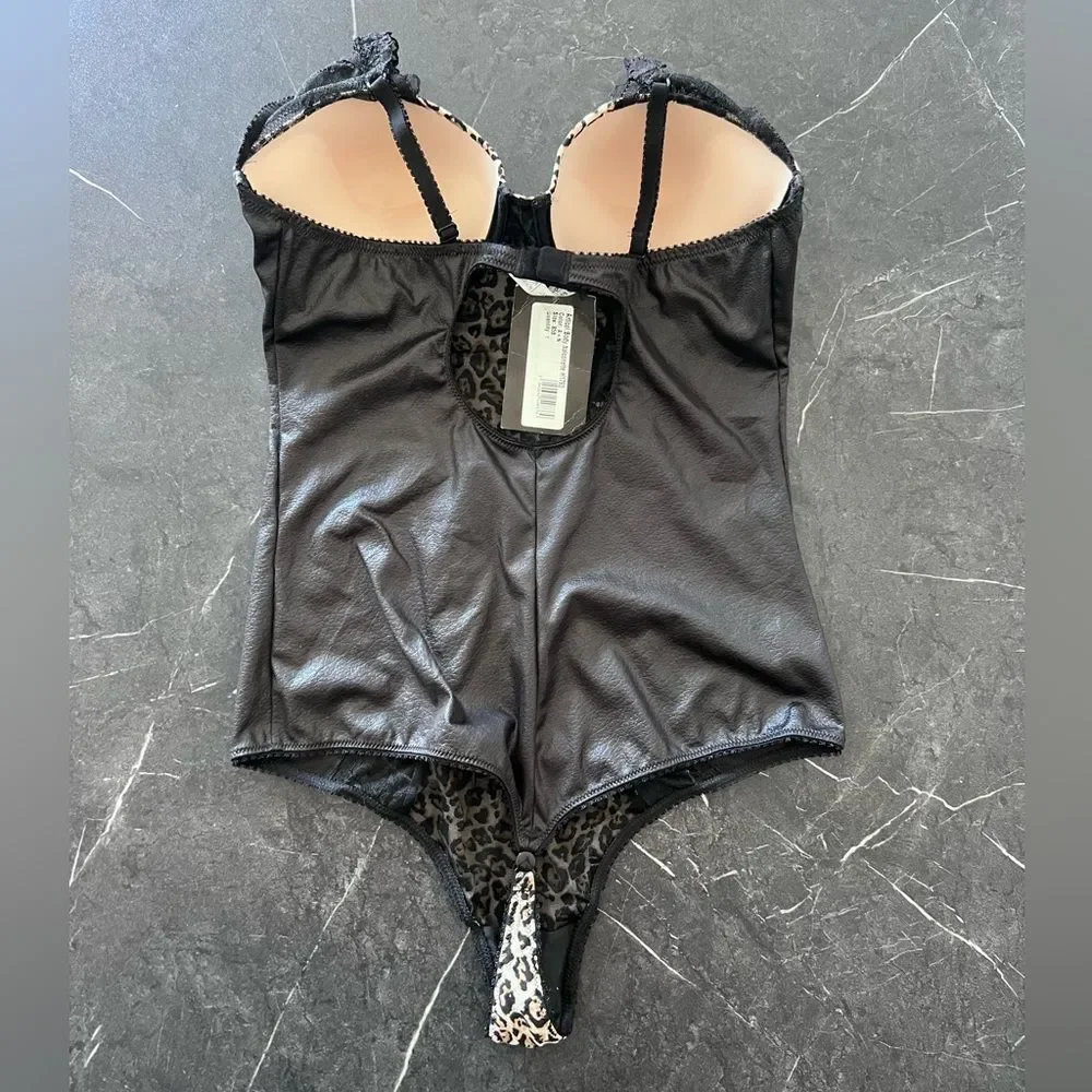 Jolidon leopard print sexy bodysuit - Picture 6 of 10